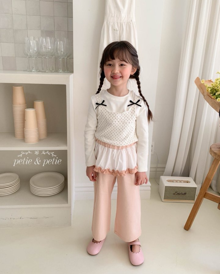 Petit & Petit - Korean Children Fashion - #discoveringself - Dot Layered Tee