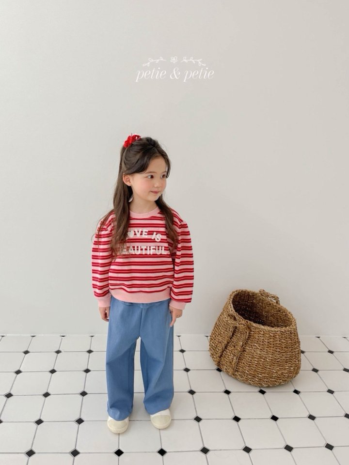 Petit & Petit - Korean Children Fashion - #fashionkids - Love Is Sweatshirt - 5