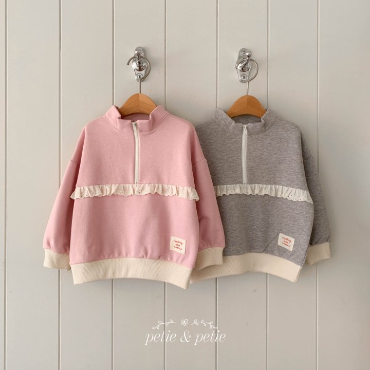 Petit & Petit - Korean Children Fashion - #fashionkids - Vera Zip-Up Sweatshirt - 12