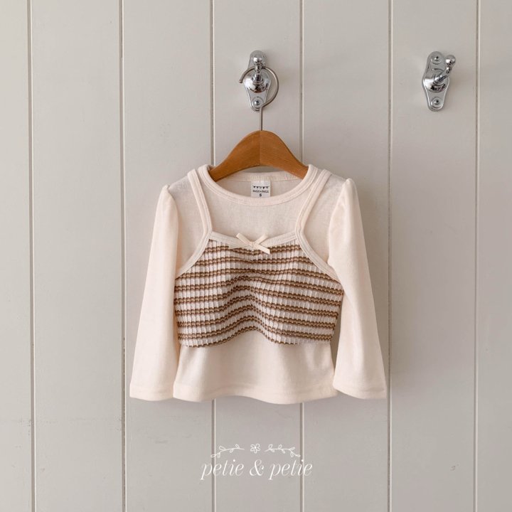 Petit & Petit - Korean Children Fashion - #fashionkids - Stripe Bustier Tee - 9