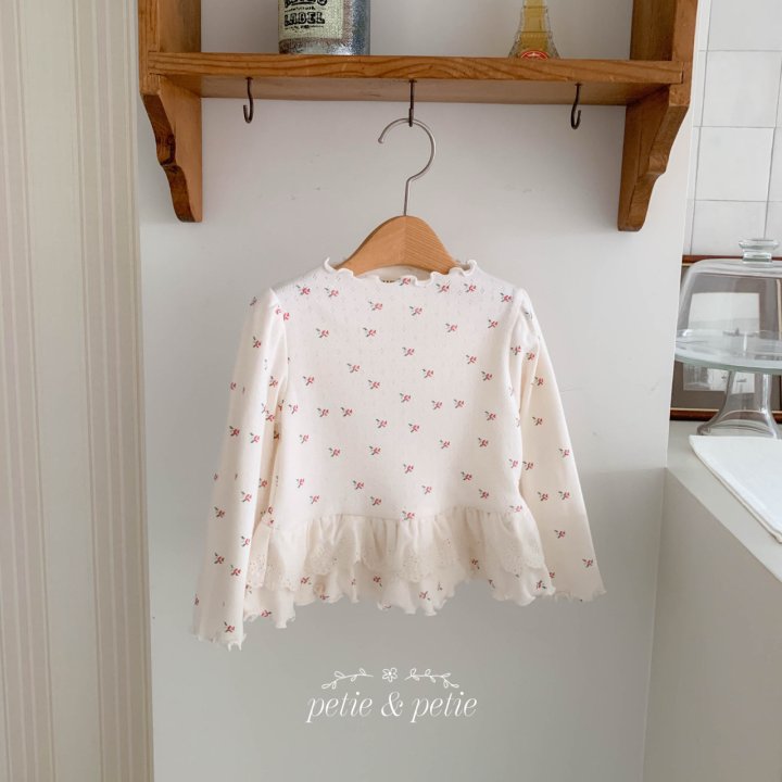 Petit & Petit - Korean Children Fashion - #fashionkids - Flower Frill Tee - 6