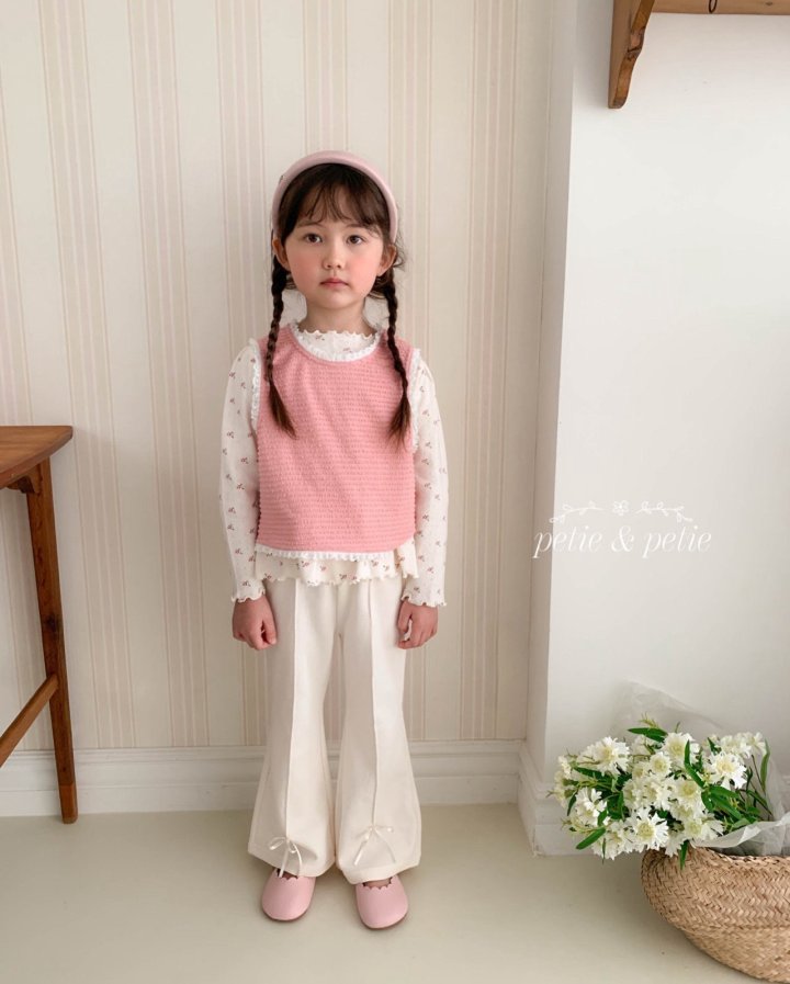 Petit & Petit - Korean Children Fashion - #discoveringself - Sally Lace Vest - 4