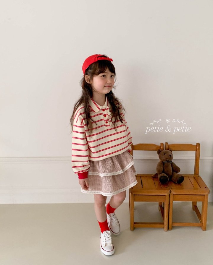 Petit & Petit - Korean Children Fashion - #fashionkids - Mary Check Skirt - 8
