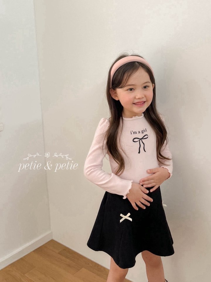 Petit & Petit - Korean Children Fashion - #kidsshorts - I’m Girl Tee - 5