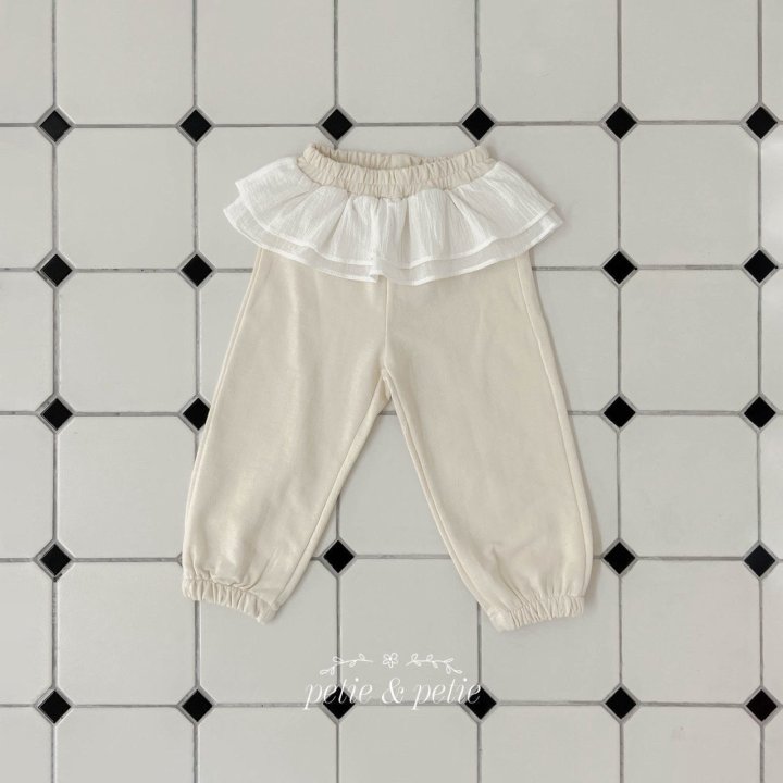 Petit & Petit - Korean Children Fashion - #kidsshorts - Cancan Jogger Pants - 2