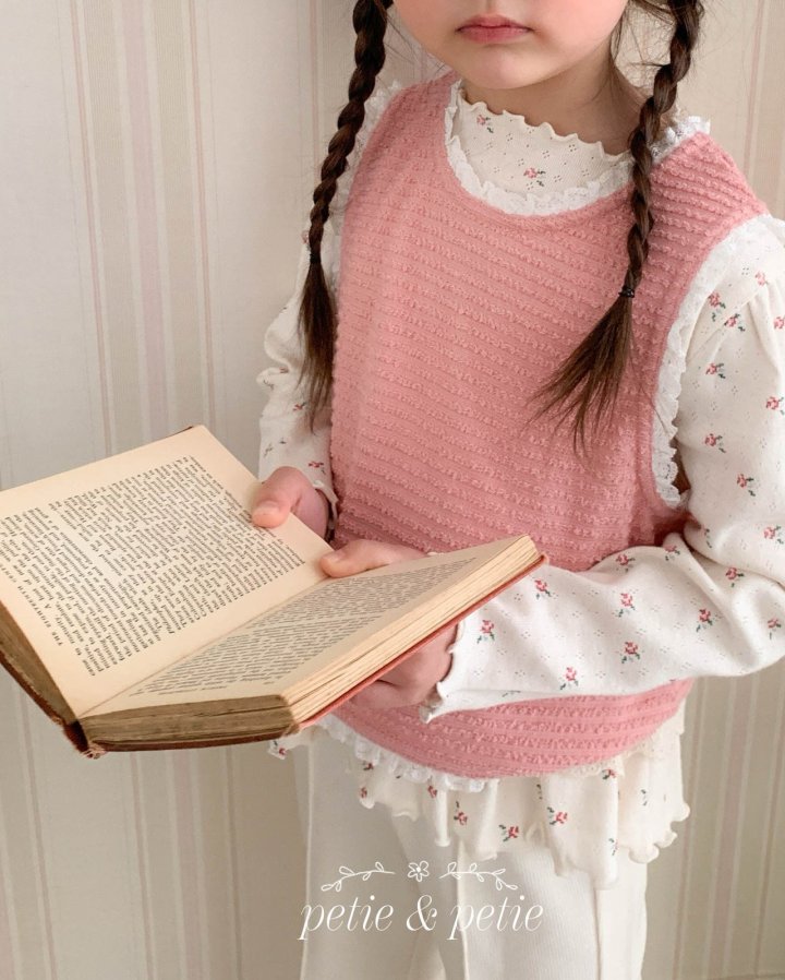 Petit & Petit - Korean Children Fashion - #kidsshorts - Sally Lace Vest - 5