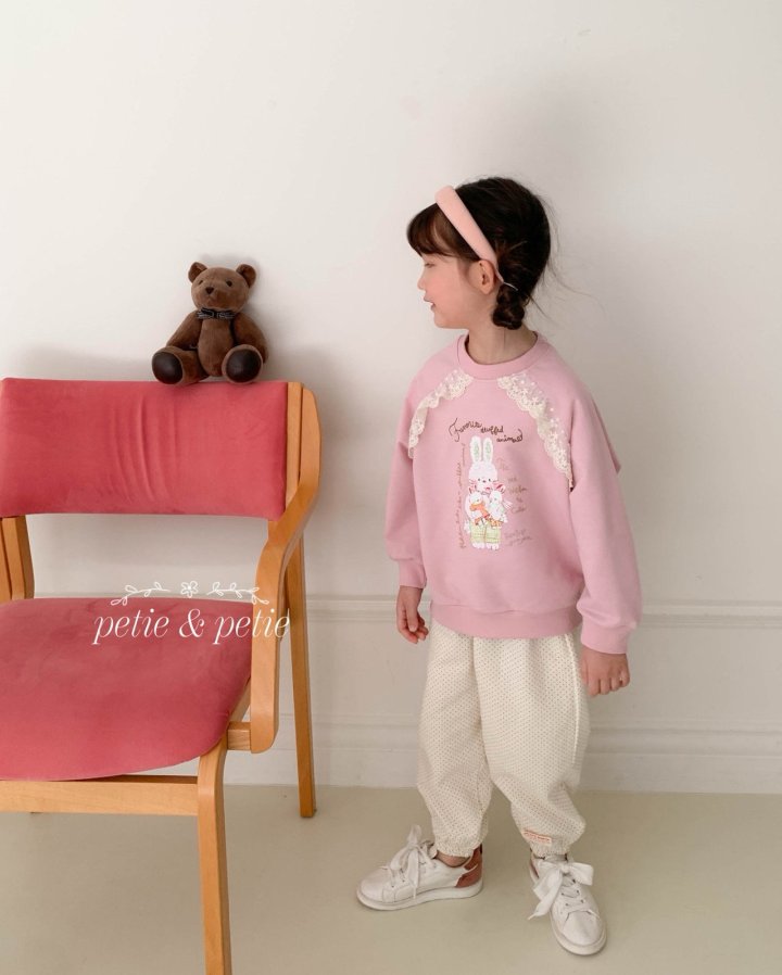 Petit & Petit - Korean Children Fashion - #fashionkids - Sweet Rabbit Sweatshirt - 4