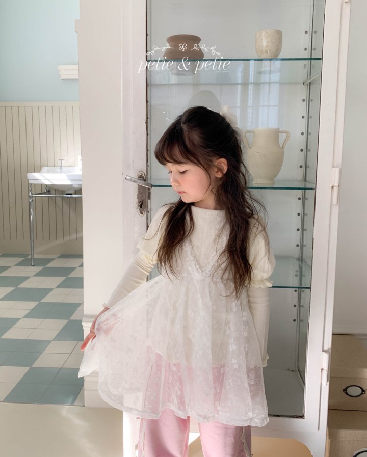 Petit & Petit - Korean Children Fashion - #kidsshorts - Melon Ribbed Tee - 6