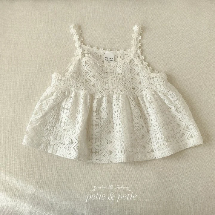 Petit & Petit - Korean Children Fashion - #kidsshorts - Lace Bustier - 2