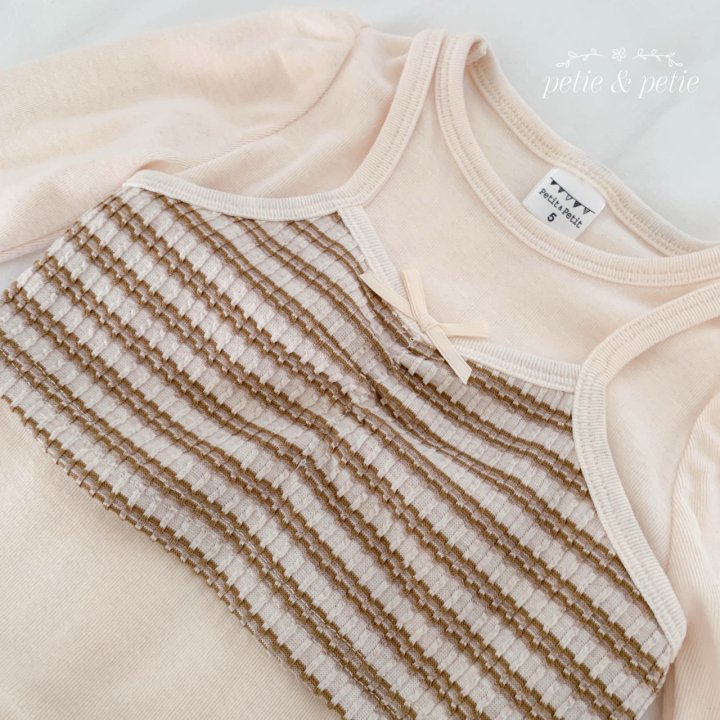 Petit & Petit - Korean Children Fashion - #kidsstore - Stripe Bustier Tee - 11