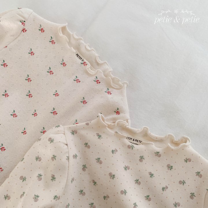 Petit & Petit - Korean Children Fashion - #kidsstore - Flower Frill Tee - 8