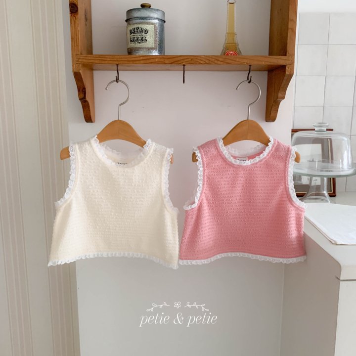 Petit & Petit - Korean Children Fashion - #kidsstore - Sally Lace Vest - 6