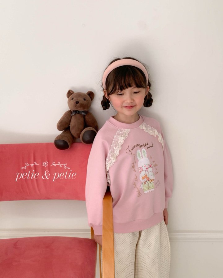 Petit & Petit - Korean Children Fashion - #kidsstore - Sweet Rabbit Sweatshirt - 5