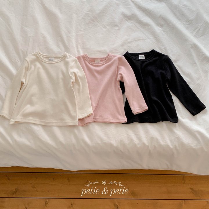 Petit & Petit - Korean Children Fashion - #kidzfashiontrend - Mild Basic Tee - 6