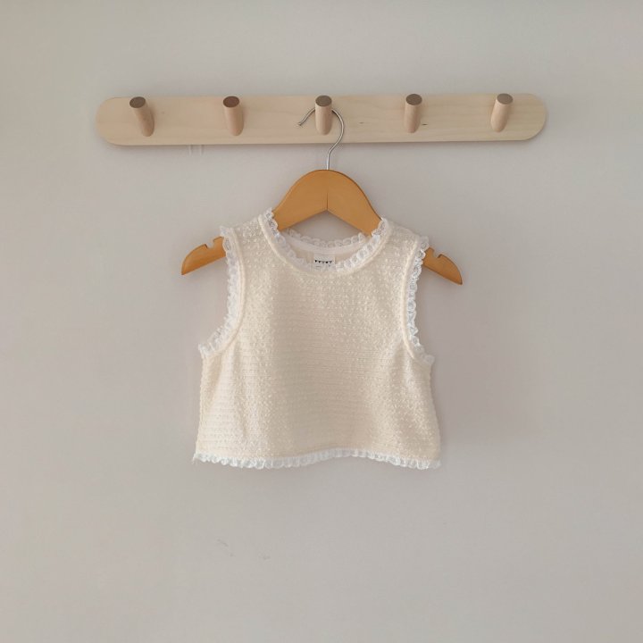 Petit & Petit - Korean Children Fashion - #kidzfashiontrend - Sally Lace Vest - 7