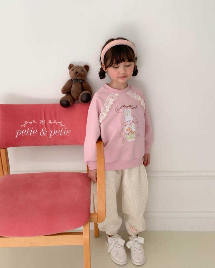 Petit & Petit - Korean Children Fashion - #kidzfashiontrend - Sweet Rabbit Sweatshirt - 6