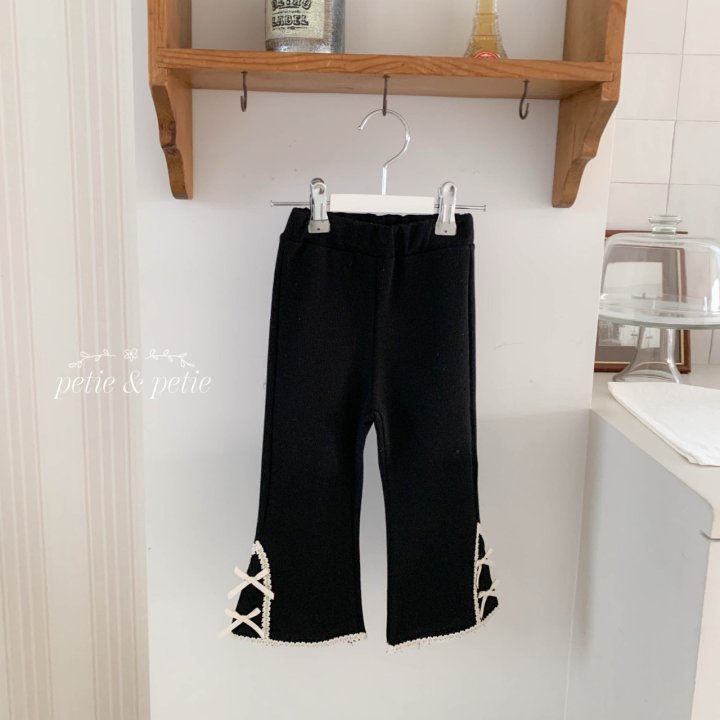 Petit & Petit - Korean Children Fashion - #kidzfashiontrend - Rael Lace Bootcut Pants - 3