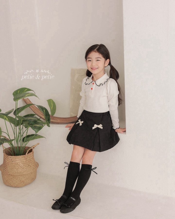 Petit & Petit - Korean Children Fashion - #littlefashionista - Bene Collar Tee - 7