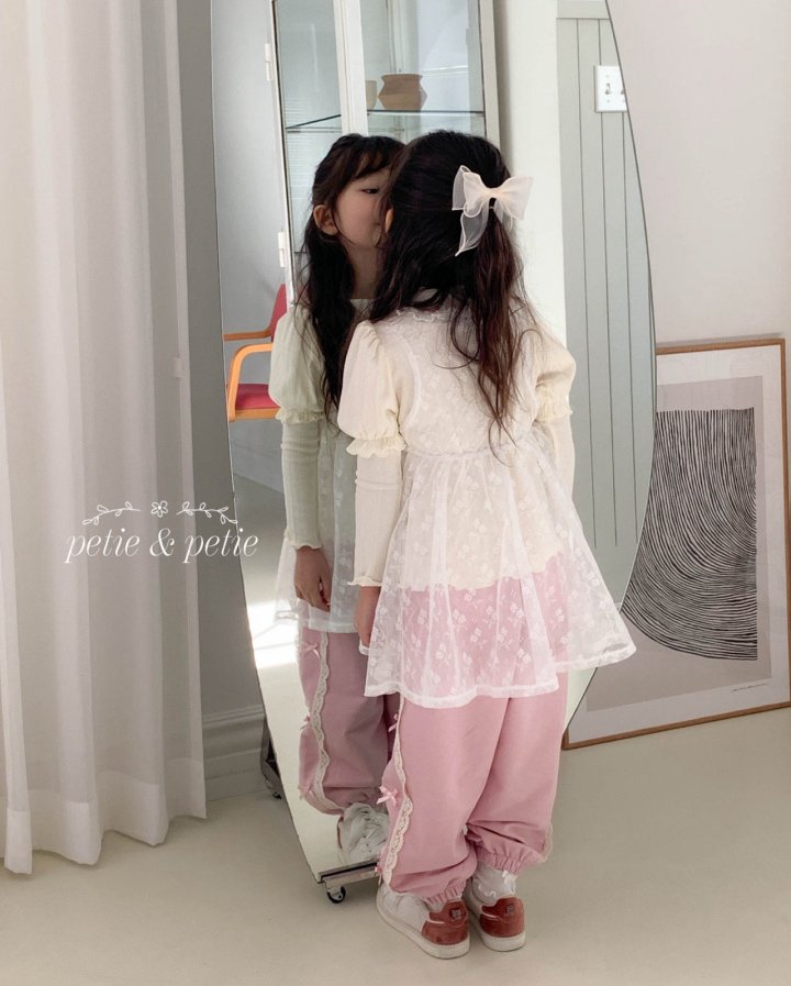 Petit & Petit - Korean Children Fashion - #Kfashion4kids - Rose Mesh One-piece - 4
