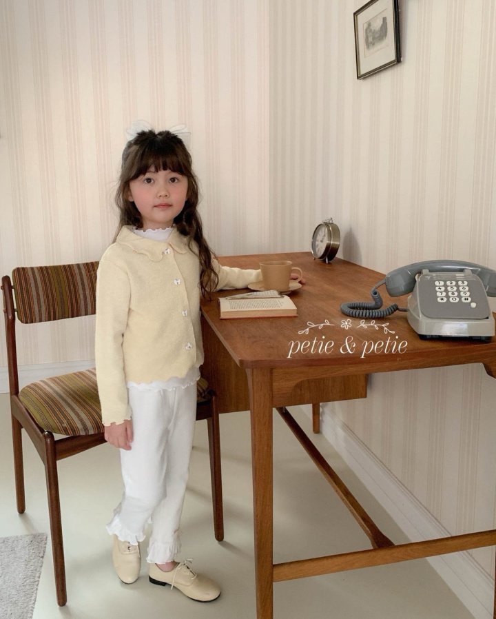 Petit & Petit - Korean Children Fashion - #littlefashionista - Ribbon Collar Cardigan - 10