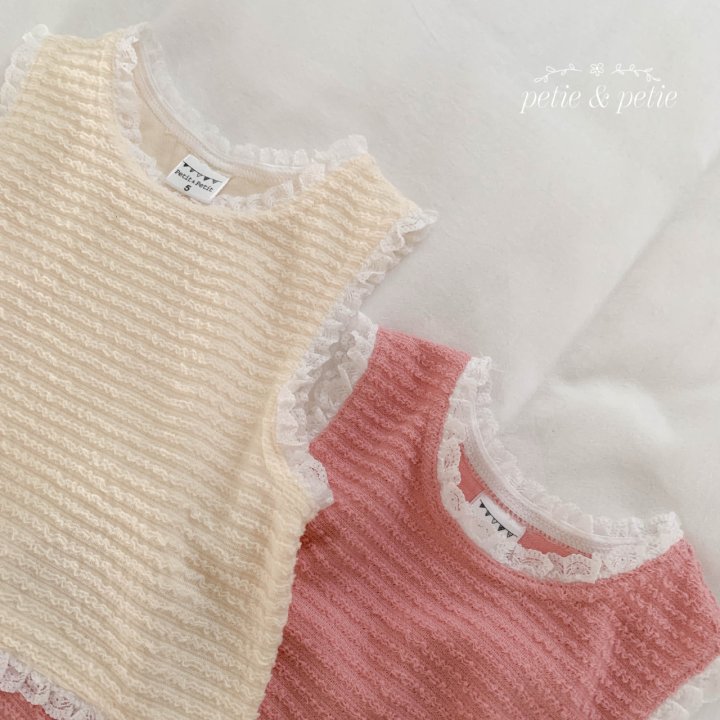 Petit & Petit - Korean Children Fashion - #littlefashionista - Sally Lace Vest - 9