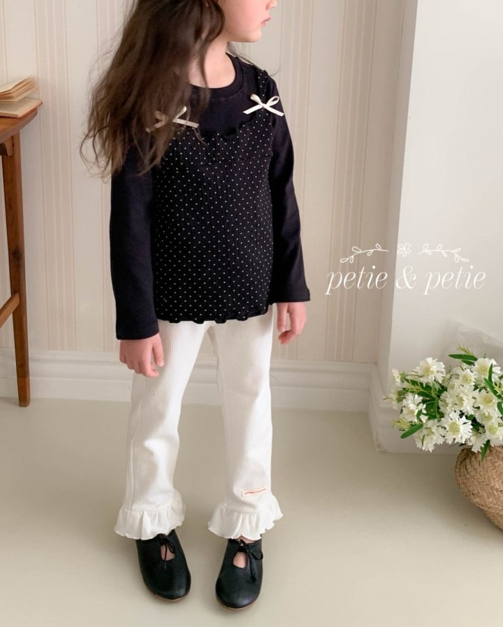 Petit & Petit - Korean Children Fashion - #littlefashionista - Dot Layered Tee - 7