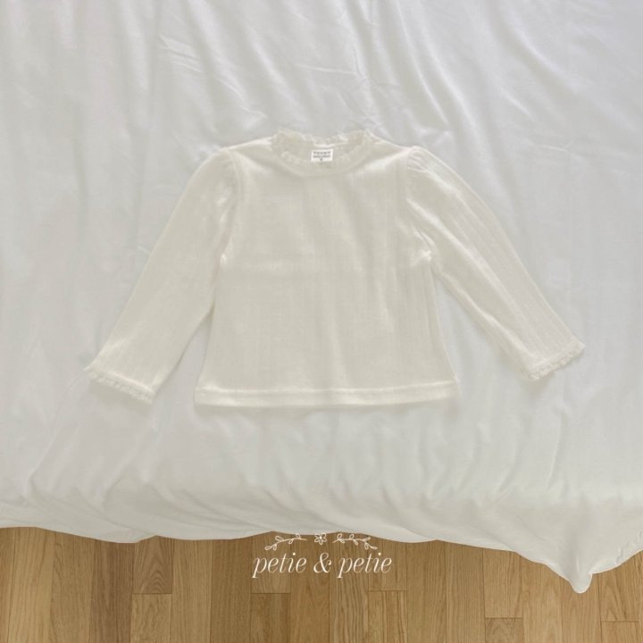 Petit & Petit - Korean Children Fashion - #littlefashionista - Ivy Lace Tee - 3