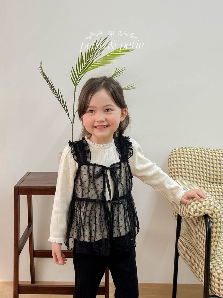 Petit & Petit - Korean Children Fashion - #magicofchildhood - Sugar Frill Vest