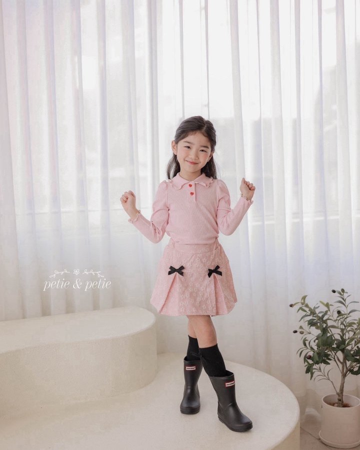 Petit & Petit - Korean Children Fashion - #magicofchildhood - Bene Collar Tee - 8