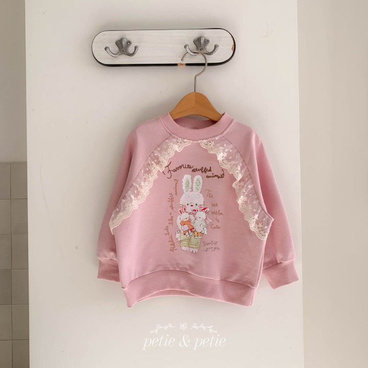 Petit & Petit - Korean Children Fashion - #magicofchildhood - Sweet Rabbit Sweatshirt - 9