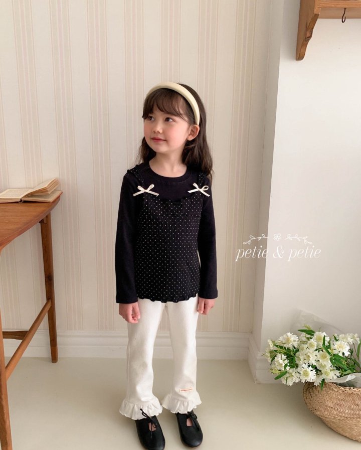 Petit & Petit - Korean Children Fashion - #magicofchildhood - Dot Layered Tee - 8