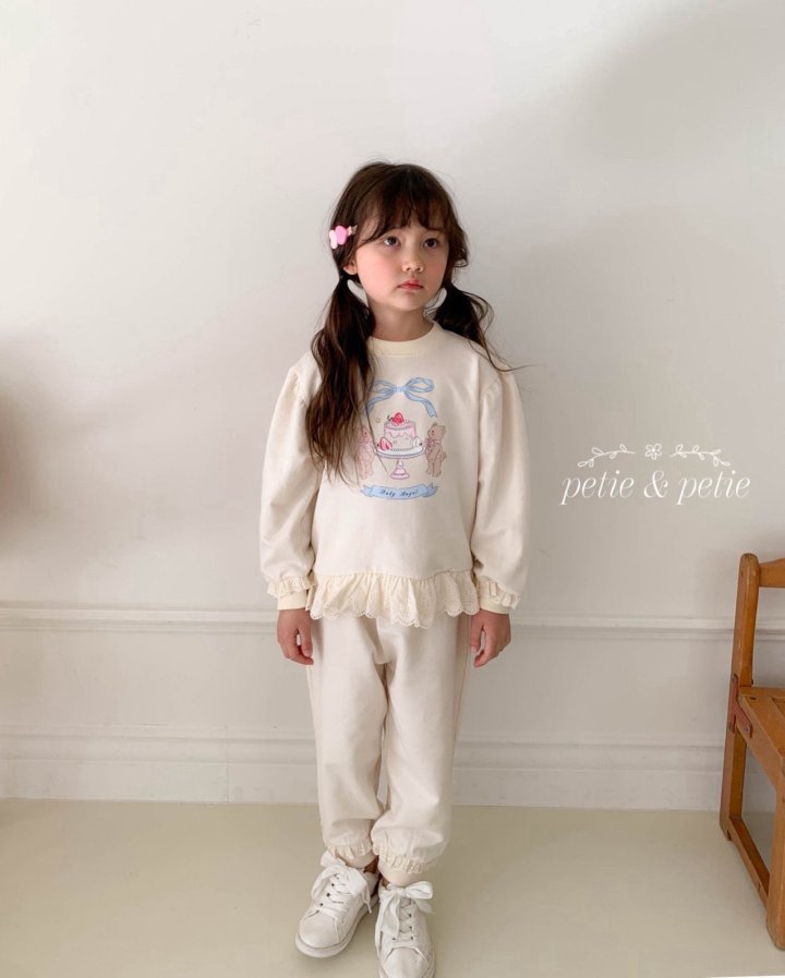 Petit & Petit - Korean Children Fashion - #magicofchildhood - Happy Lace Jogger Pants - 5