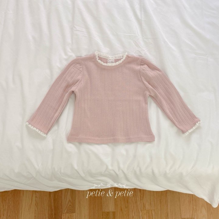 Petit & Petit - Korean Children Fashion - #littlefashionista - Ivy Lace Tee - 4