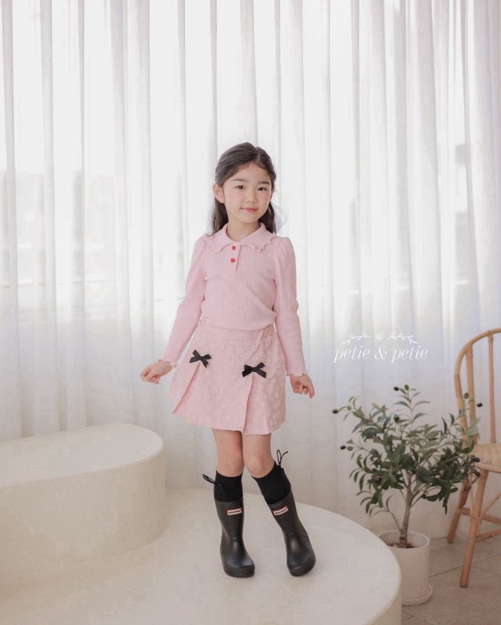 Petit & Petit - Korean Children Fashion - #minifashionista - Bene Collar Tee - 9