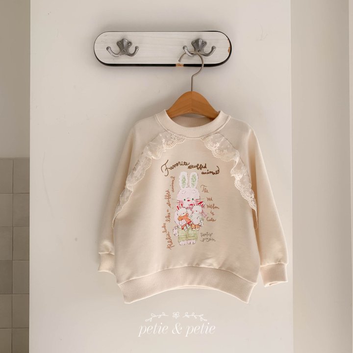 Petit & Petit - Korean Children Fashion - #minifashionista - Sweet Rabbit Sweatshirt - 10