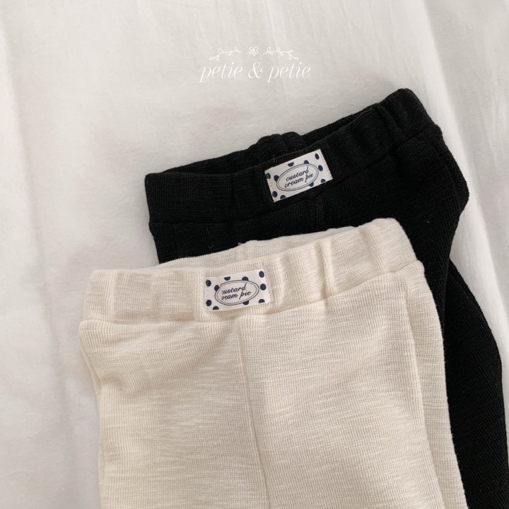 Petit & Petit - Korean Children Fashion - #minifashionista - Marron Lace Bootcut Pants - 5