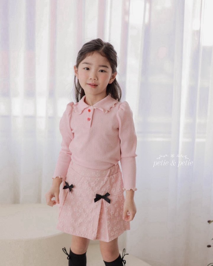 Petit & Petit - Korean Children Fashion - #prettylittlegirls - Bene Collar Tee - 10