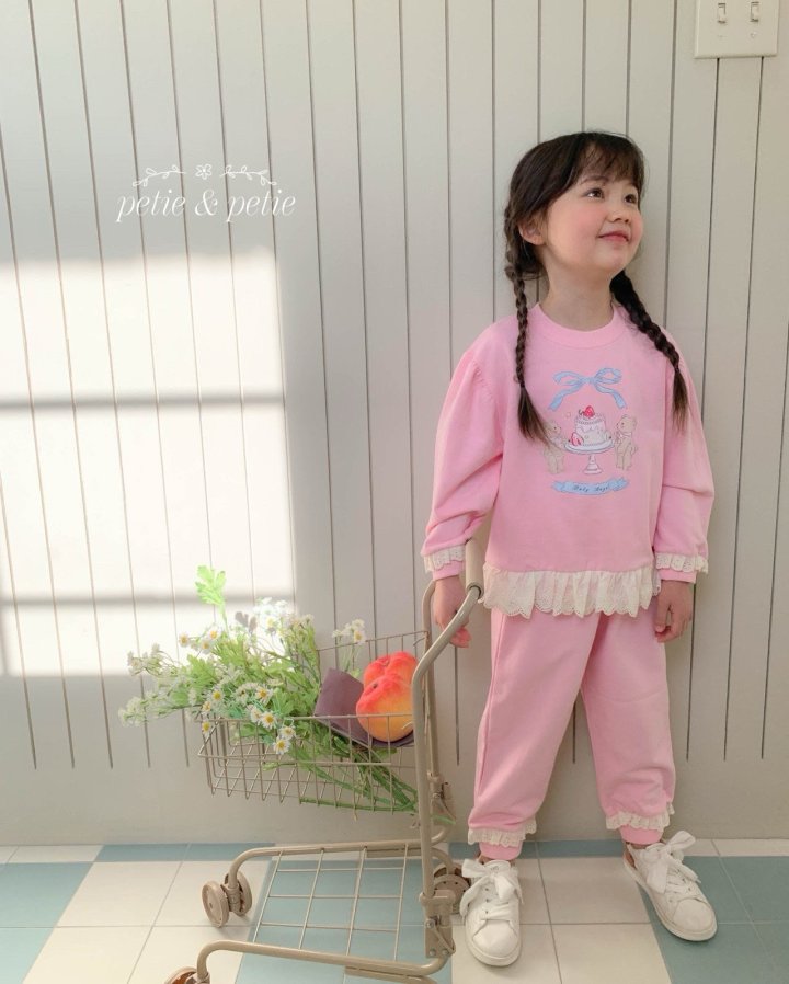 Petit & Petit - Korean Children Fashion - #prettylittlegirls - Happy Lace Jogger Pants - 7