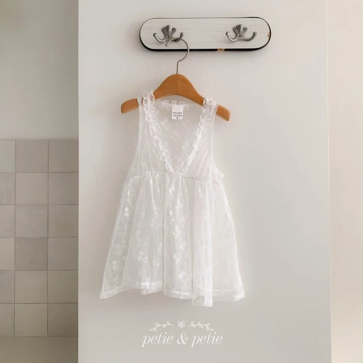 Petit & Petit - Korean Children Fashion - #stylishchildhood - Rose Mesh One-piece - 10