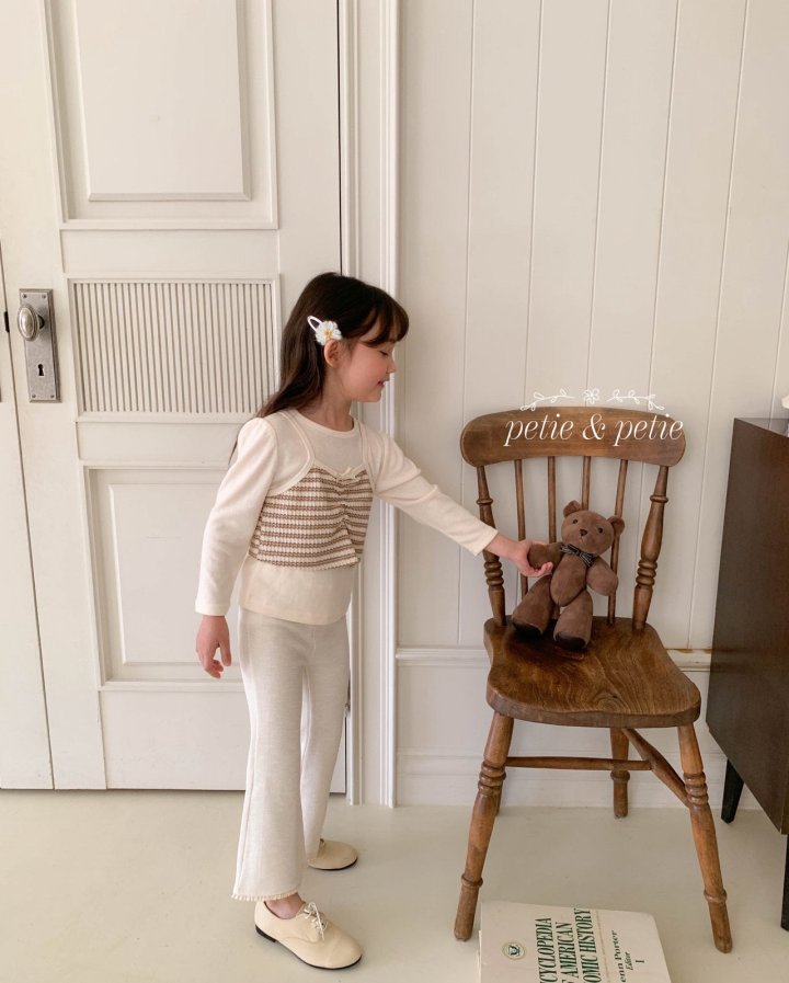 Petit & Petit - Korean Children Fashion - #toddlerclothing - Stripe Bustier Tee - 4