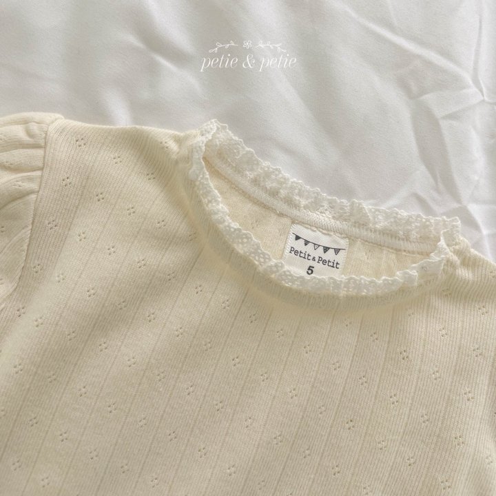 Petit & Petit - Korean Children Fashion - #stylishchildhood - Ivy Lace Tee - 9