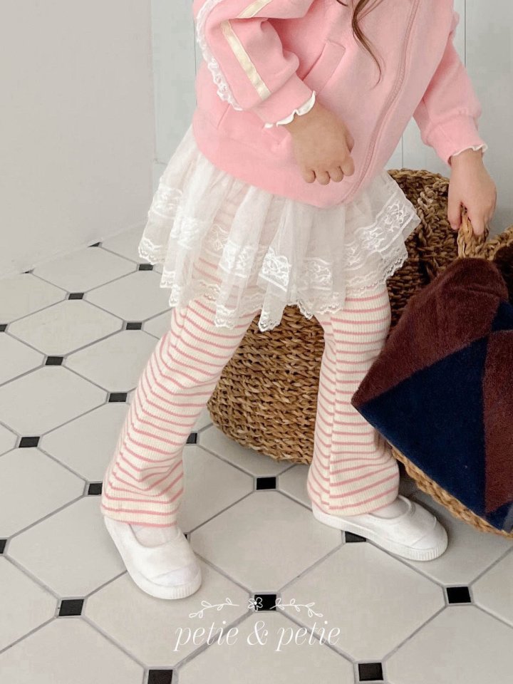 Petit & Petit - Korean Children Fashion - #todddlerfashion - Lace Cancan Skirt - 6