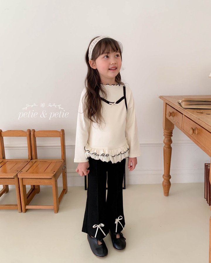 Petit & Petit - Korean Children Fashion - #todddlerfashion - Jenny Frill Tee