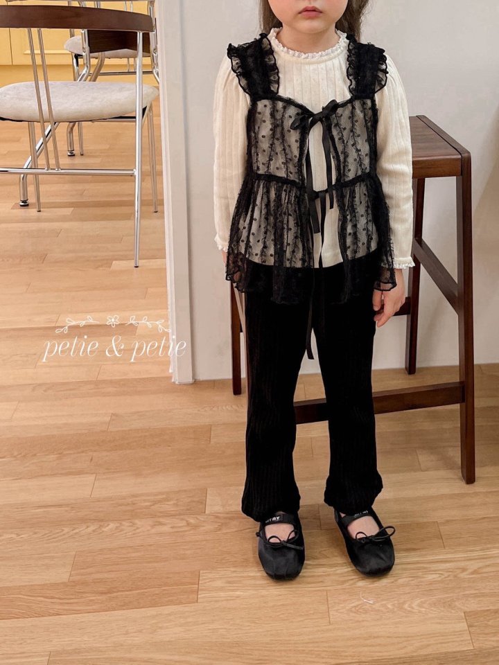 Petit & Petit - Korean Children Fashion - #toddlerclothing - Sugar Frill Vest - 5