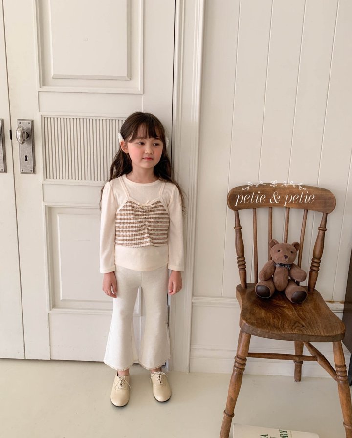 Petit & Petit - Korean Children Fashion - #toddlerclothing - Stripe Bustier Tee - 3