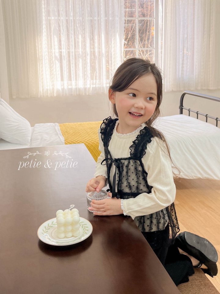Petit & Petit - Korean Children Fashion - #toddlerclothing - Ivy Lace Tee - 8