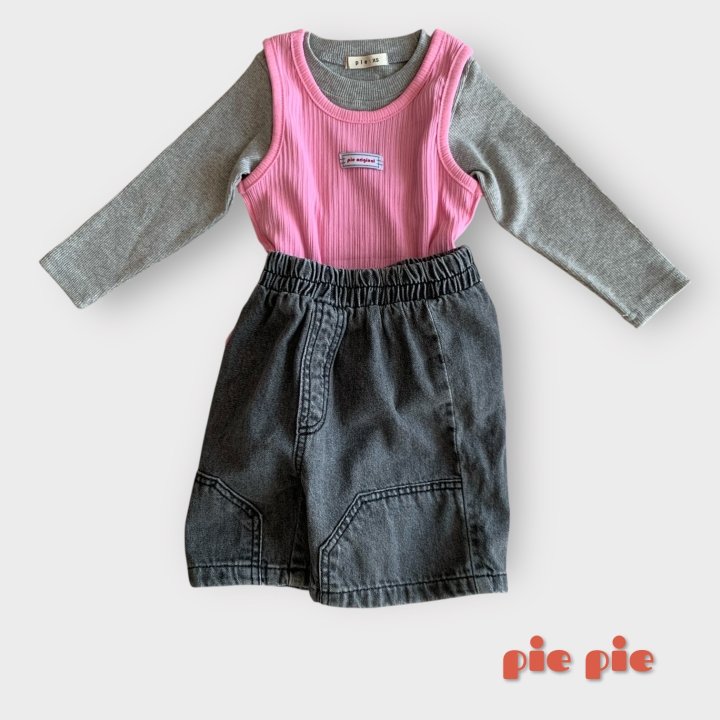 Pie - Korean Baby Fashion - #babyboutique - Pocket Denim Shorts - 12