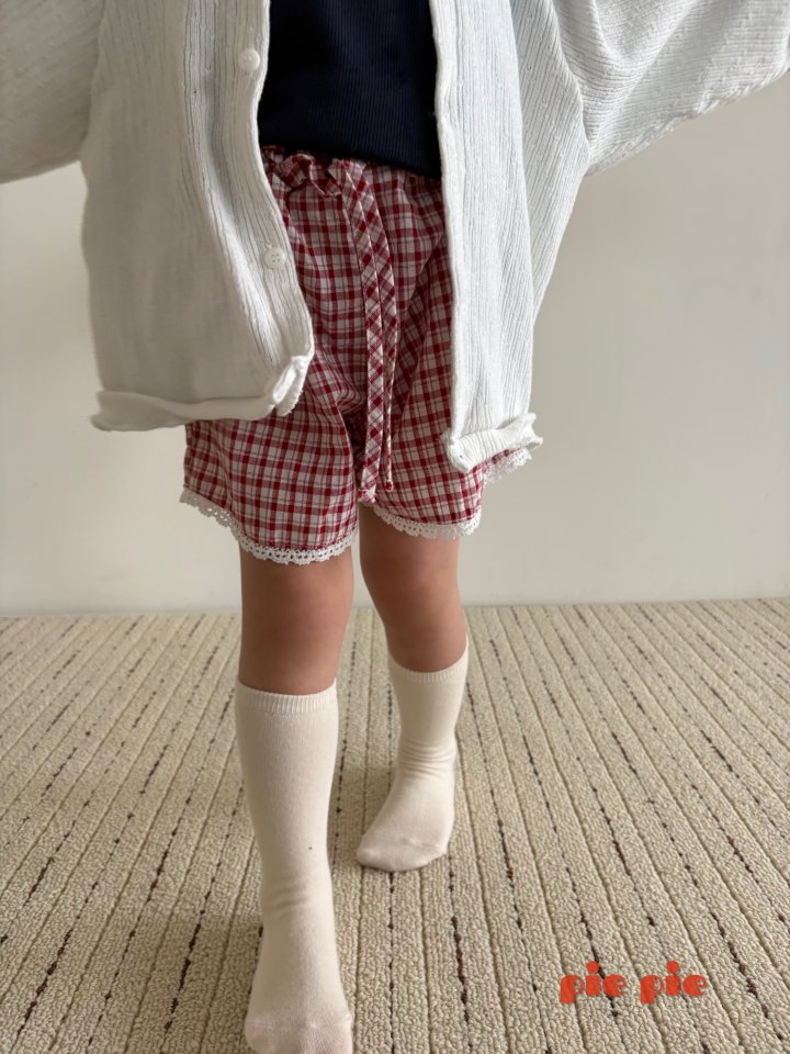 Pie - Korean Baby Fashion - #babyboutique - Lily Check Shorts - 10