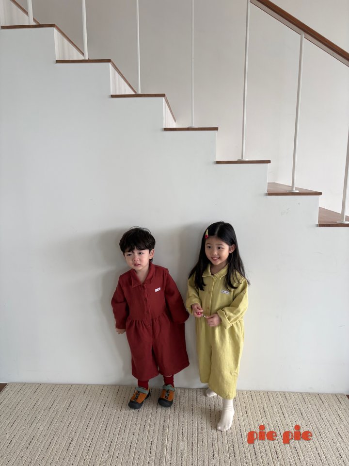 Pie - Korean Baby Fashion - #babyboutique - Hotdog Jumpsuit - 9