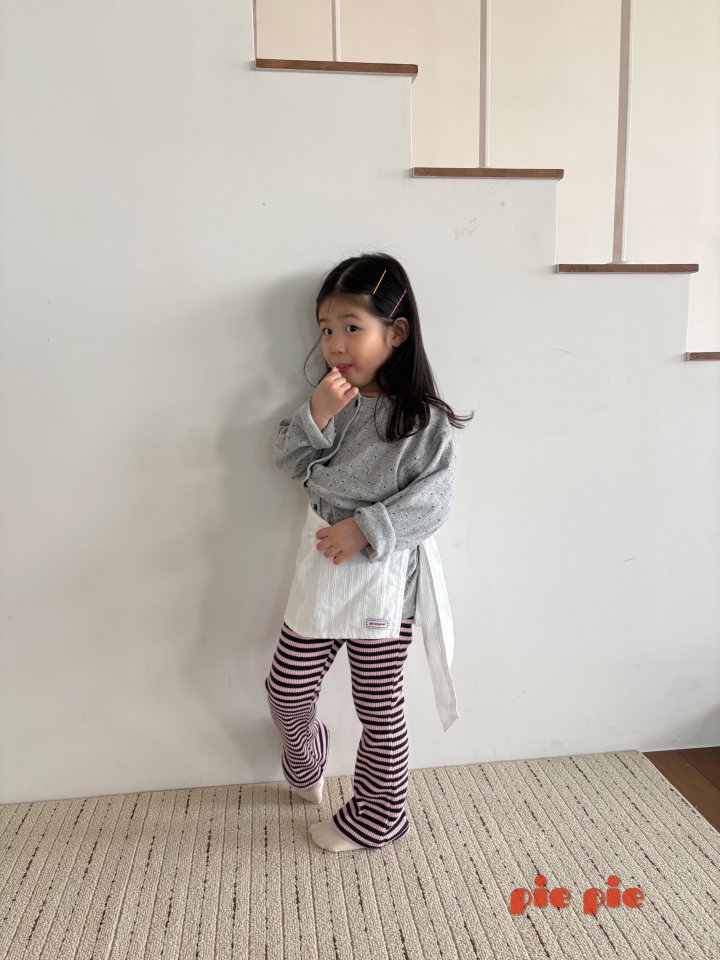 Pie - Korean Baby Fashion - #babyfashion - Soda Pop Ribbed Bootcut Pants - 5